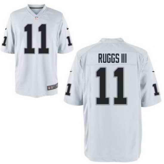 Men Nike Raiders Henry Ruggs III White Game Stitched NFL jersey